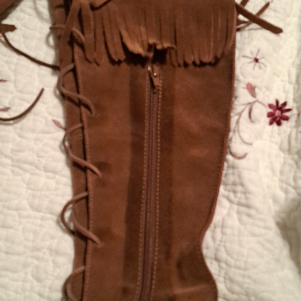 Womens Dingo fringe Boots - Picture 2 of 6